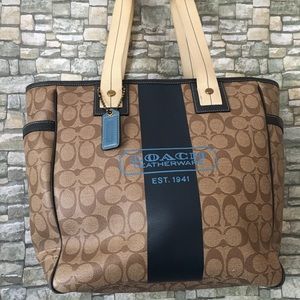Coach large tote bag